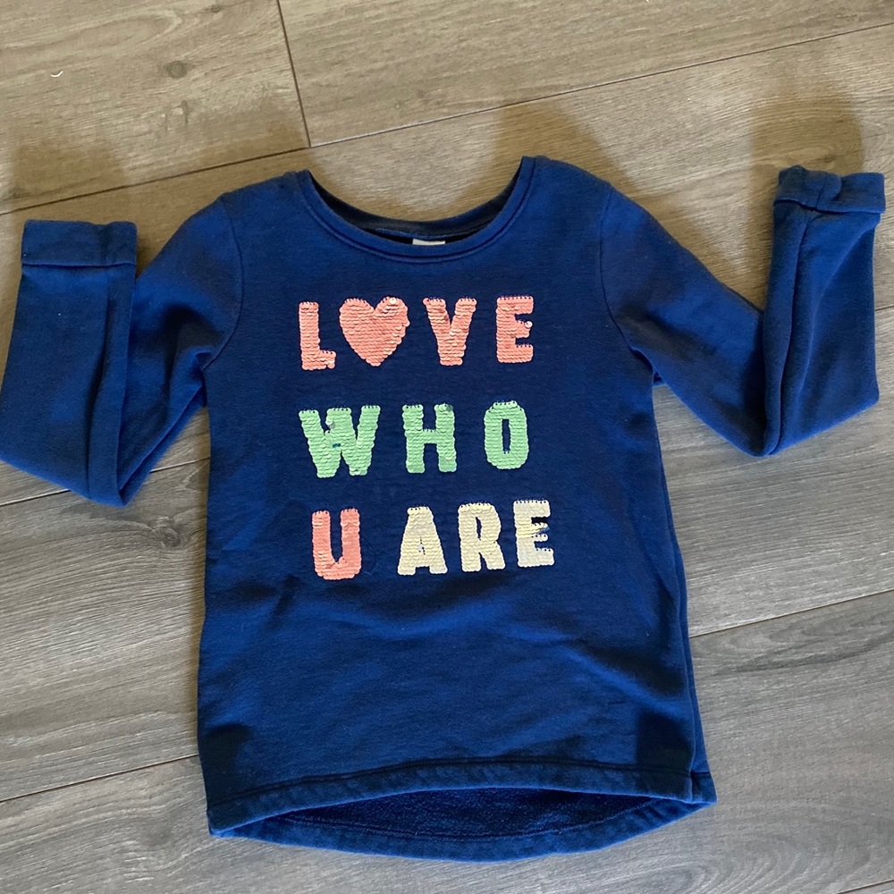 Flip Sequin Hi-low Sweatshirt